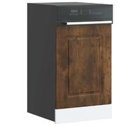 Vidaxl Panneau De Lave-Vaisselle Kalmar Chêne Fumé 45x1,5x67 Cm Multicolore