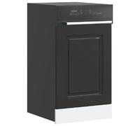 vidaXL Panneau de Lave-vaisselle Kalmar - Noir