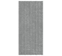 vidaXL Panneau de toiture 12 pcs Argenté 100 x 45 cm Acier galvanisé