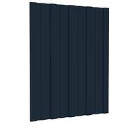 vidaXL Panneau de toiture 12 pièces Anthracite 60 x 45 cm