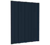 vidaXL : Panneau de toiture, 36 pièces, anthracite, 60 x 45 cm, acier galvanisé