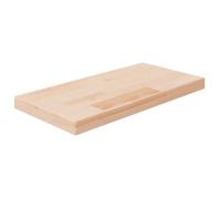Vidaxl Panneau D'étagère 40x20x2,5 Cm Bois De Chêne Massif Non Traité Multicolore
