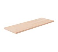 vidaXL Panneau d'étagère 342921 - 60 x 20 x 1,5 cm - Bois de chêne massif non traité