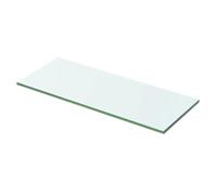 vidaXL Panneau d'étagère en verre transparent 50 x 15 cm