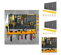 vidaXL : Panneau d'outils de 500 x 1000 mm, 50 crochets en PP - Établis