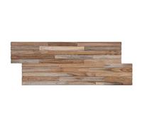 vidaXL Panneau mural 10 pc Naturel 55 x 20 x 2 cm