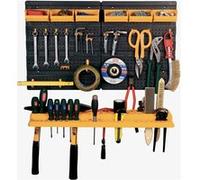 vidaXL Panneau mural porte-outils 646x385 mm 26 porte-outils PP G