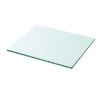 vidaXL Panneau pour étagère Verre transparent 30 x 25 cm