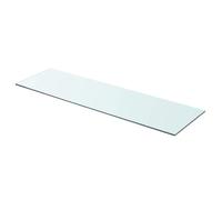 vidaXL Panneau pour étagère Verre - 90 x 25 cm