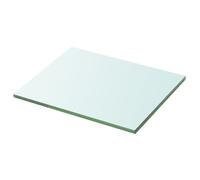 vidaXL Panneau pour étagère Verre transparent 20 x 25 cm