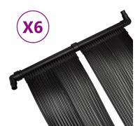 vidaXL Panneau solaire de chauffage de piscine 6 pièces 80x620 cm