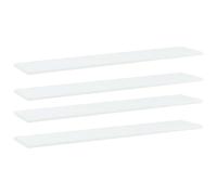 vidaXL Panneaux bibliothèque 4 pcs blanc