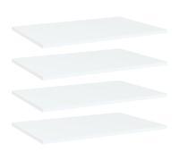 VidaXL Panneaux Bibliothèque 4 Pièces - Blanc