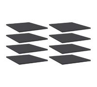 vidaXL Panneaux Bibliothèque 8 pcs Gris