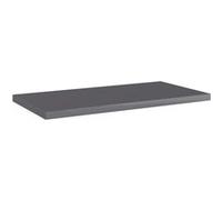 vidaXL Panneaux bibliothèque 8pcs Gris brillant 40x20x1,5cm Aggloméré Gris G