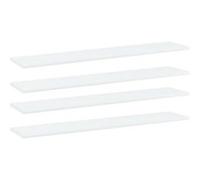 vidaXL Panneaux bibliothèque 4 pcs blanc