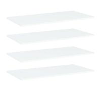 vidaXL Panneaux de bibliothèque 4 pcs - Blanc