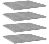 vidaXL Panneaux de bibliothèque 4 pcs - Gris béton