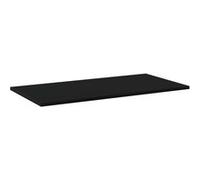 vidaXL Panneaux de bibliothèque 8 pcs Noir 80x40x1,5 cm Aggloméré Noir G