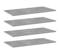 vidaXL Panneaux de Bibliothèque Gris Béton