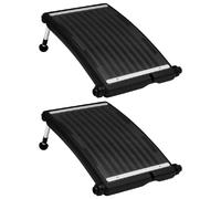 vidaXL Panneaux de chauffage solaire de piscine courbés