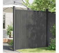 vidaXL Panneau de clôture 4003980 – Brise-vue WPC gris 173x186 cm