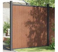 vidaXL Panneaux de Clôture, Barrière de Protection, Brise-vue, Écran d'Intimité de Terrasse Jardin Patio Extérieur, Marron 4003982