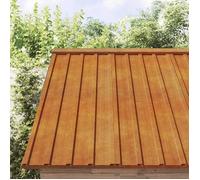 vidaXL Plaques de toit 36 pcs. Rouillé 60x44 cm acier corten