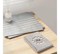 vidaXL Panneaux Décoratifs 12 pcs Gris béton 30 x 30 x 0.3 cm