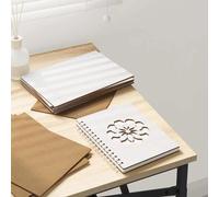 vidaXL Panneaux décoratifs 150 pcs Blanc 15 x 21 x 0.3 cm