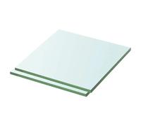 vidaXL Panneaux d'étagère Verre - 30 x 25 cm