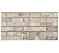 vidaXL : Panneaux muraux, 10 pièces, 100 x 50 cm, couleur sable, en mousse EPS