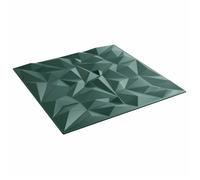 vidaXL Panneaux muraux 48 pcs Vert Améthyste 50 x 50 cm Mousse XPS 42046064