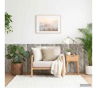 vidaXL : Panneaux muraux, 48 pièces, 50 x 50 cm, gris béton, en mousse XPS
