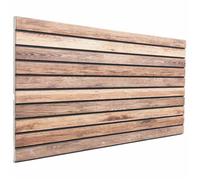 Panneaux muraux vidaXL, lot de 5, marron clair, 100 x 50 cm, mousse EPS