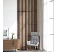 vidaXL : Panneaux muraux, 8 pièces, 60,5 x 60 cm, couleur marron