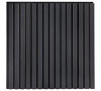 vidaXL : Panneaux muraux, 8 pièces, 60,5 x 60 cm, anthracite