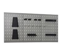 vidaXL Panneaux perforés 3 pcs