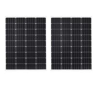 vidaXL Panneaux solaires 2 pcs 100 W Monocristallin Verre de sécurité