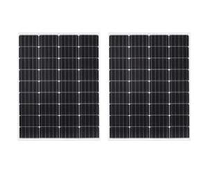 vidaXL Panneaux solaires 2 pcs 100 W Monocristallin Verre de sécurité