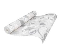 vidaXL Papier peint 3D Solide Rayé Fleur 10 x 0,53 m Tissu non tissé, Décor mural rectangulaire, papier peint 3D, esthétique maison, panneaux stylés, design texturé