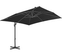 vidaXL Parapluie avec mât en aluminium 300x300 cm Anthracite