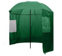 vidaXL Parapluie de pêche Vert 240x210 cm 91027