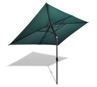 vidaXL Parasol 200 x 300 cm Vert Rectangulaire