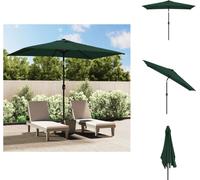 vidaXL Parasol 200 x 300 cm Vert Rectangulaire - Parasols & Protection solaire