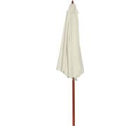 vidaXL Parasol 300x258 cm blanc sable