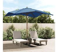 vidaXL Parasol 300x300 cm - Bleu Azuré