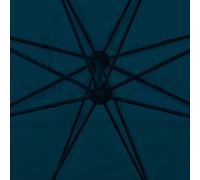 vidaXL Parasol à bras libre 3,5 m bleu