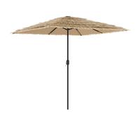 vidaXL Parasol avec mât en acier brun 248x248x248 cm