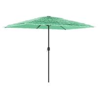 vidaXL Parasol avec mât en acier vert 300x200x250 cm